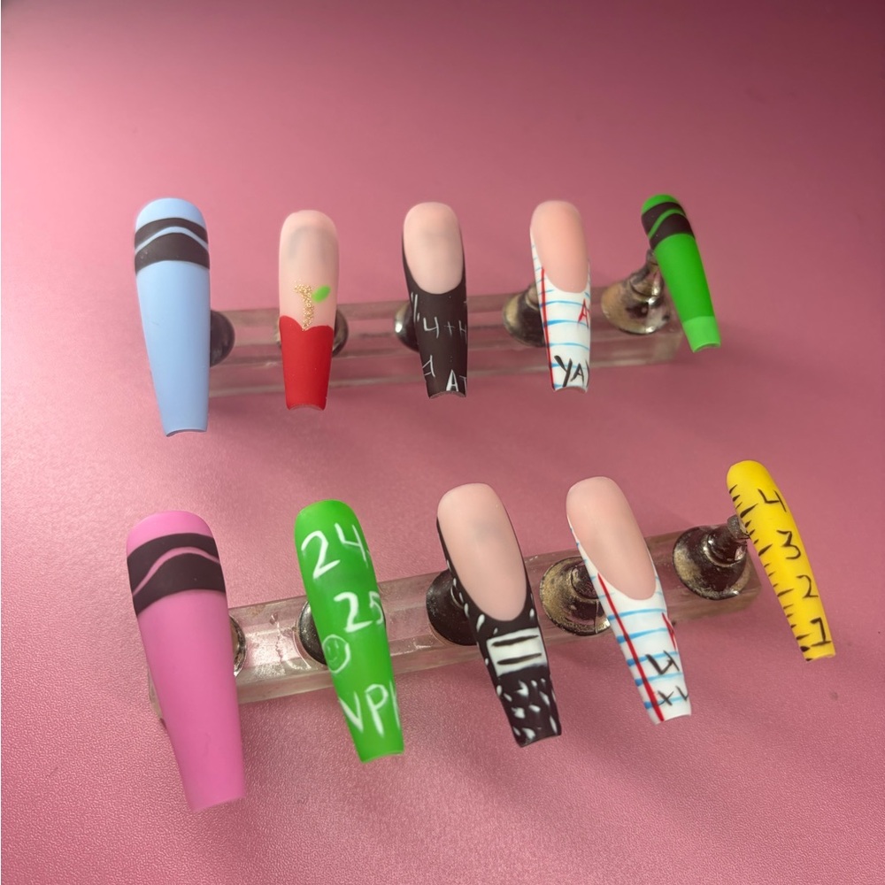 Back to school Nail Art Set